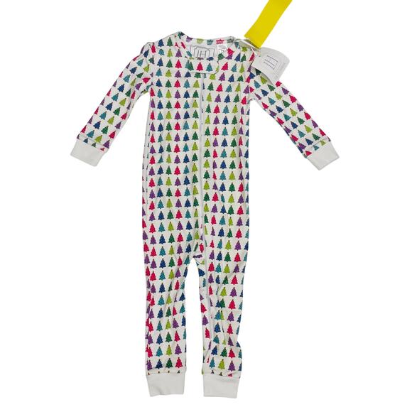 NWT Lila & Hayes Size 12-18M Christmas Tree Bright Footie - Picture 1 of 5